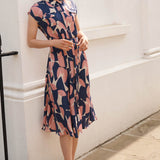 Calvi Arc Print Dress
