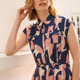 Calvi Arc Print Dress