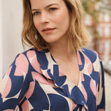 Como Arc Print Blouse
