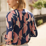 Como Arc Print Blouse