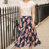 Latimer Arc Print Skirt