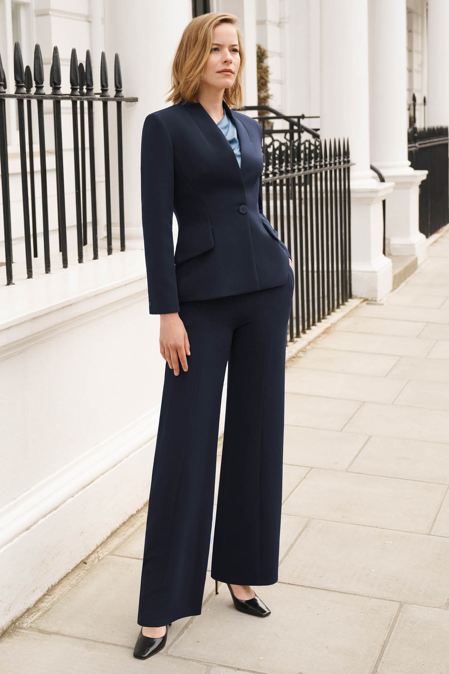 Harlequin Navy Performance Tailoring Trousers