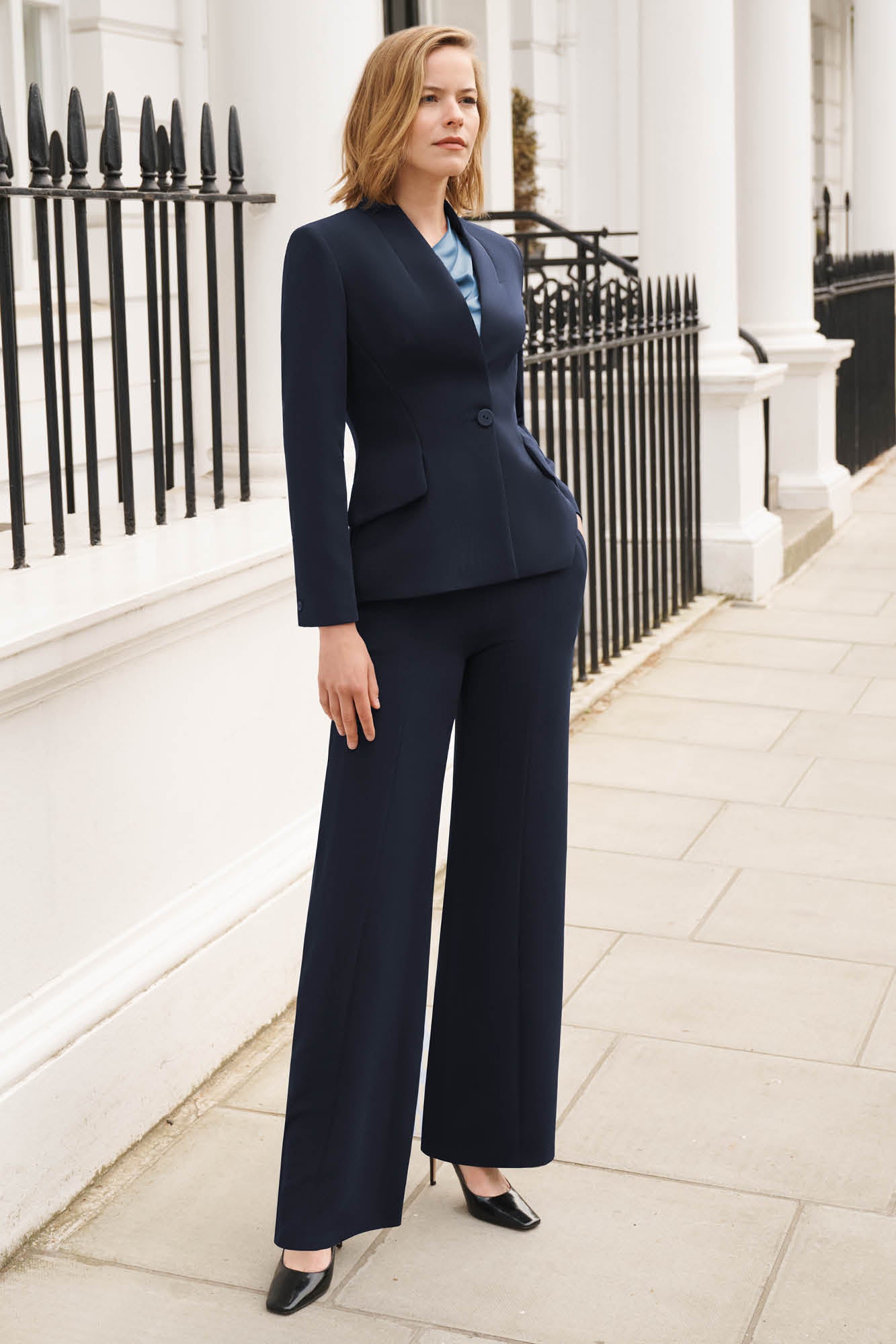 Valetta Navy Performance Tailoring Jacket