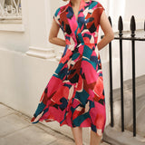 Yarmouth Modernist Print Dress