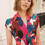 Yarmouth Modernist Print Dress