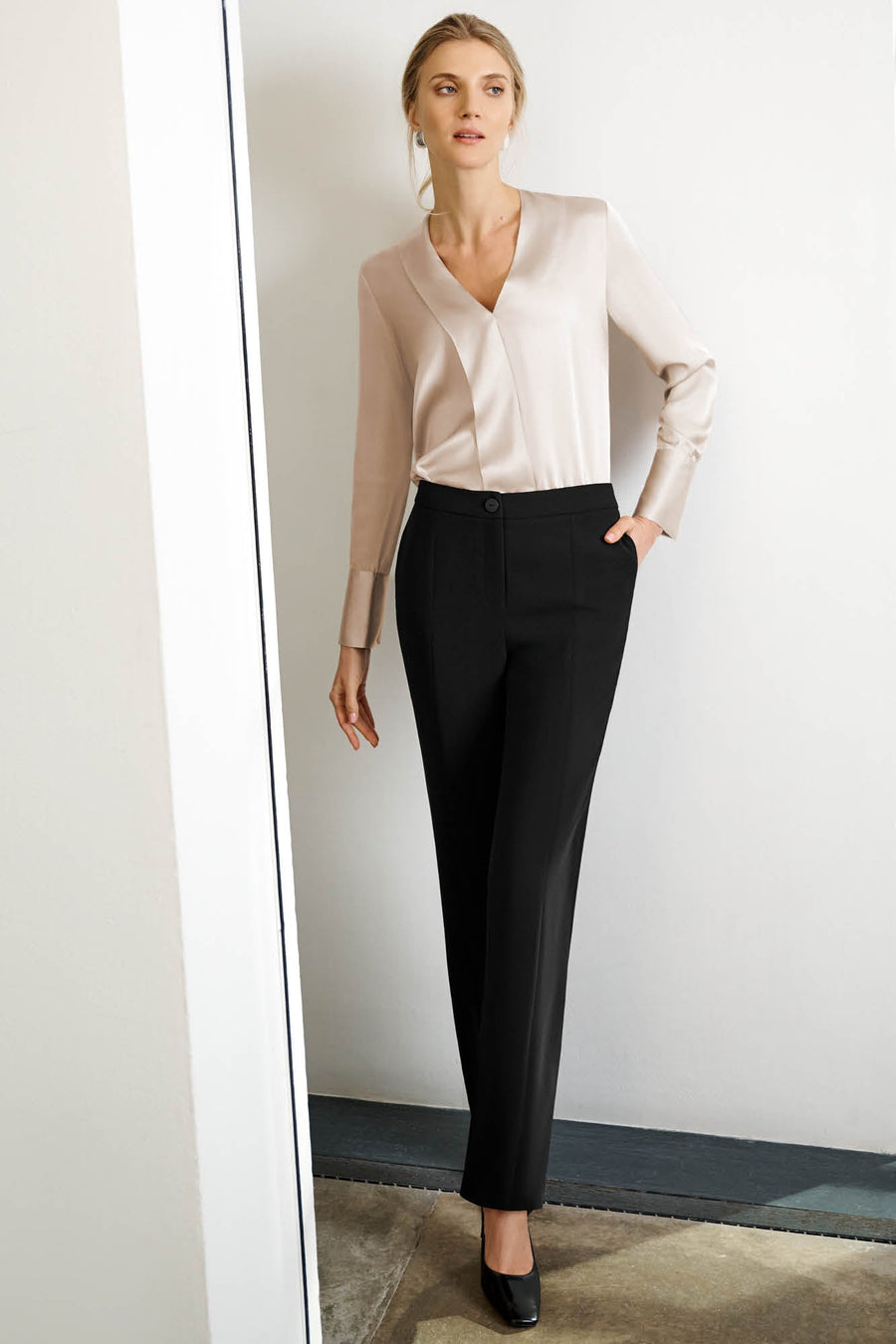 Newton Black Performance Tailoring Trousers