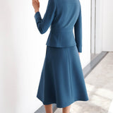 Felsham Turner Blue Skirt