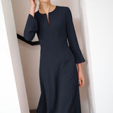 Walbrook Navy Dress