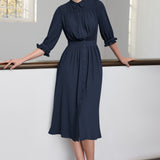 Casablanca Navy Dress