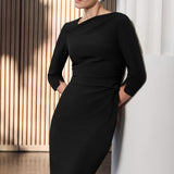 Cavendish Black Performance Tailoring Dress