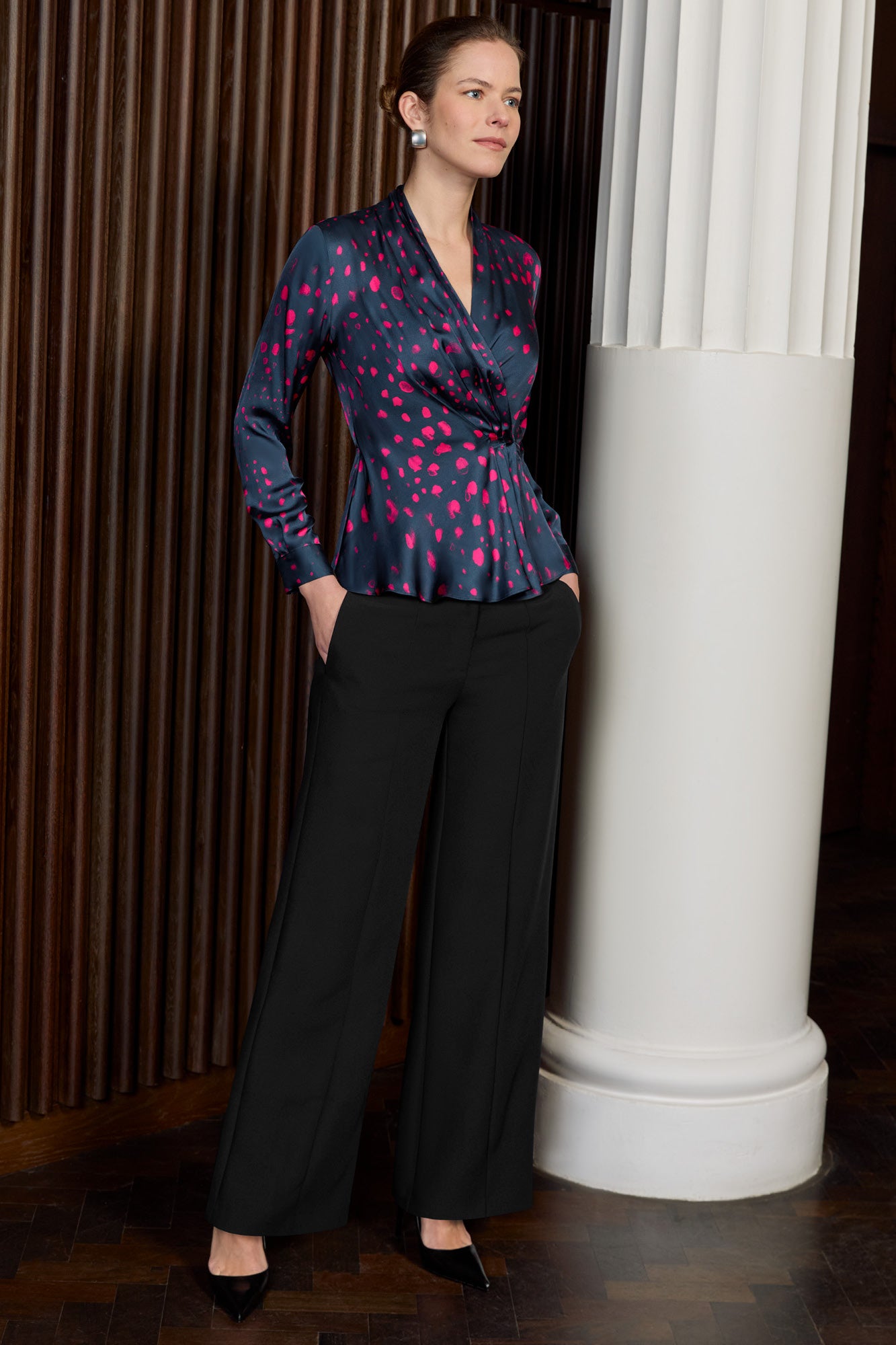 Harlequin Black Performance Tailoring Trousers