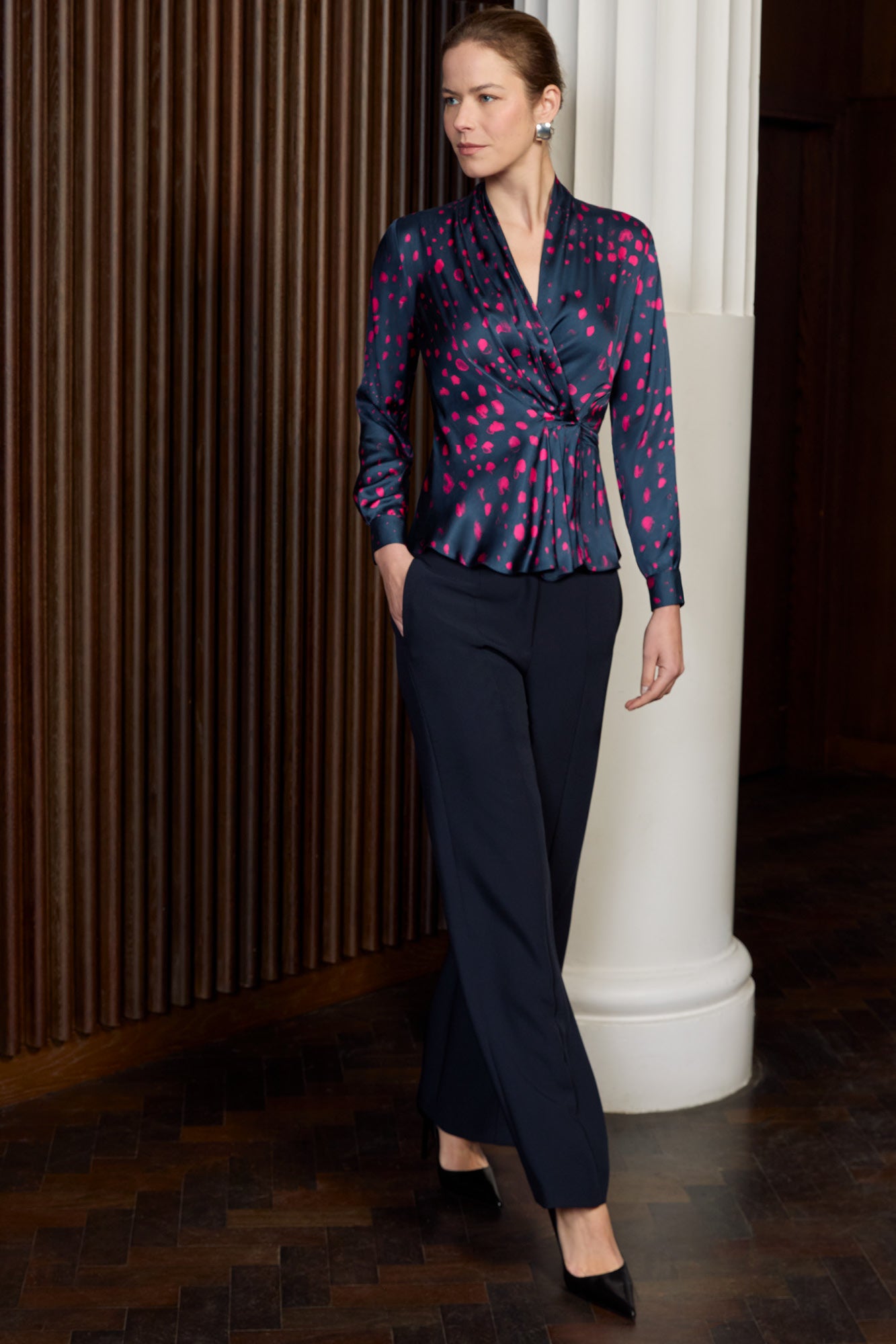 Harlequin Navy Performance Tailoring Trousers