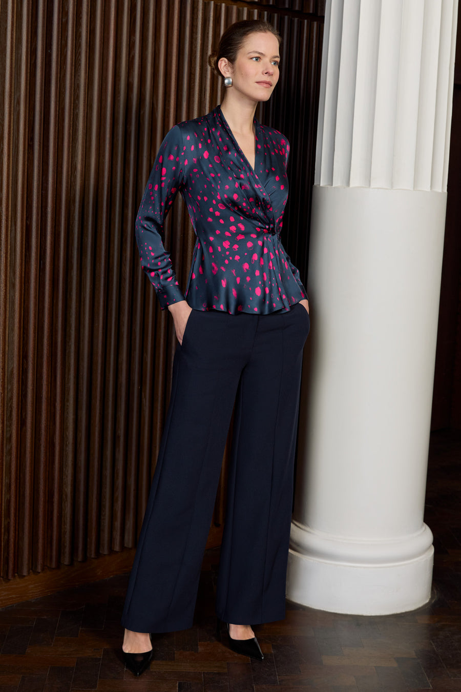 Harlequin Navy Performance Tailoring Trousers