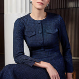 Hemsworth Midnight Jacquard Dress