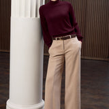 Loxley 100% Merino Wool Burgundy Jumper
