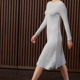 Maddy Grey and Ivory Knit Dress