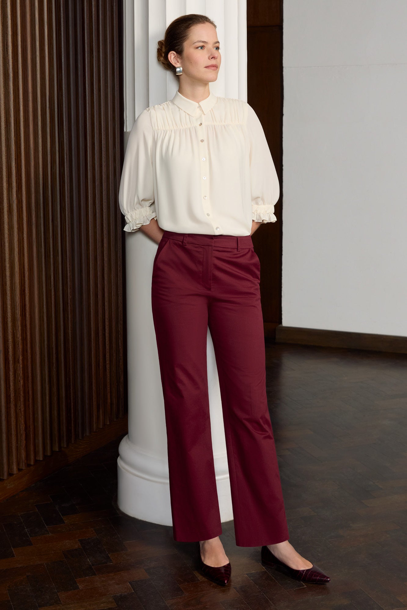 Knightsbridge Merlot Trousers