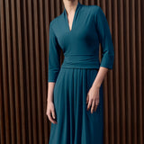 Tytherley Cadet Blue Jersey Dress
