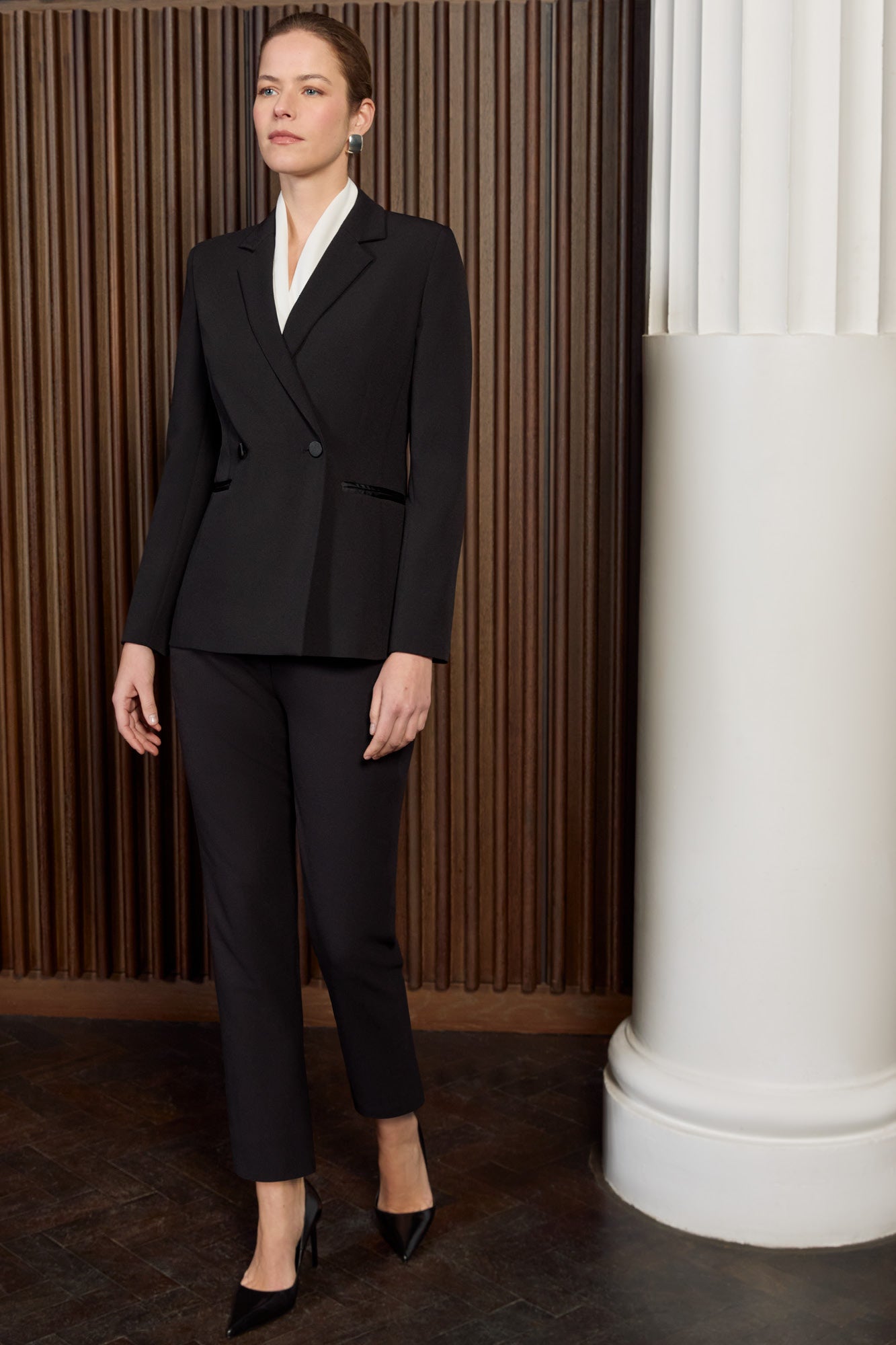 Clarence Black Performance Tailoring Trousers