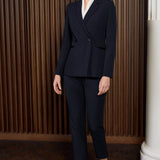 Clarence Navy Performance Tailoring Trousers