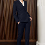 Clarence Navy Performance Tailoring Trousers