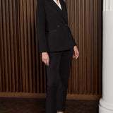 Clarence Black Performance Tailoring Trousers