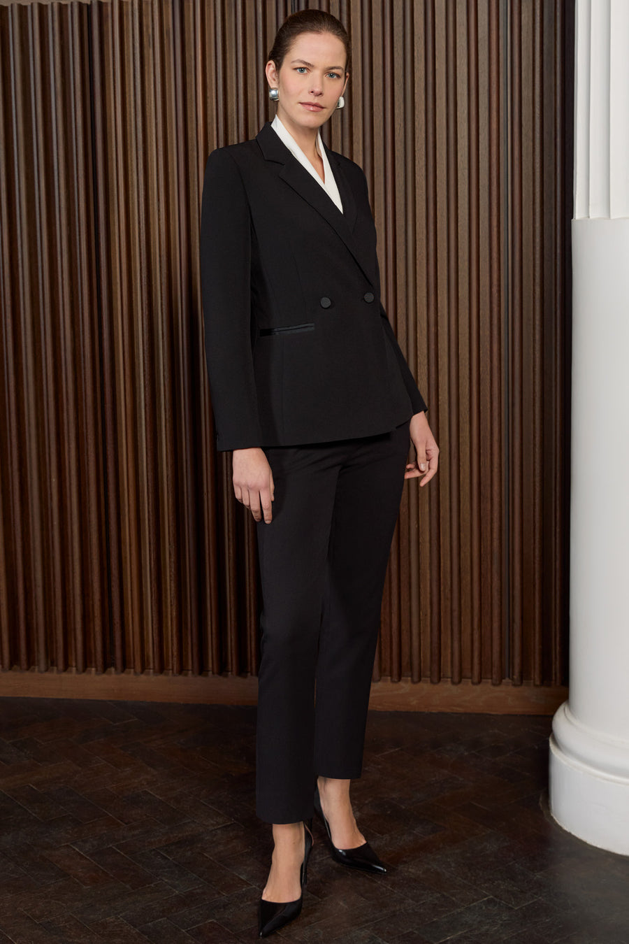 Clarence Black Performance Tailoring Trousers