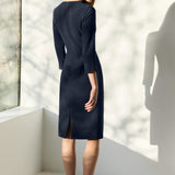 Carlton Navy Dress