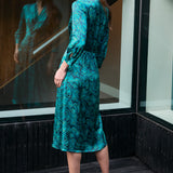 Chatham Turquoise Print Dress
