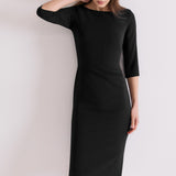 Hamilton Black Performance Tailoring Dress