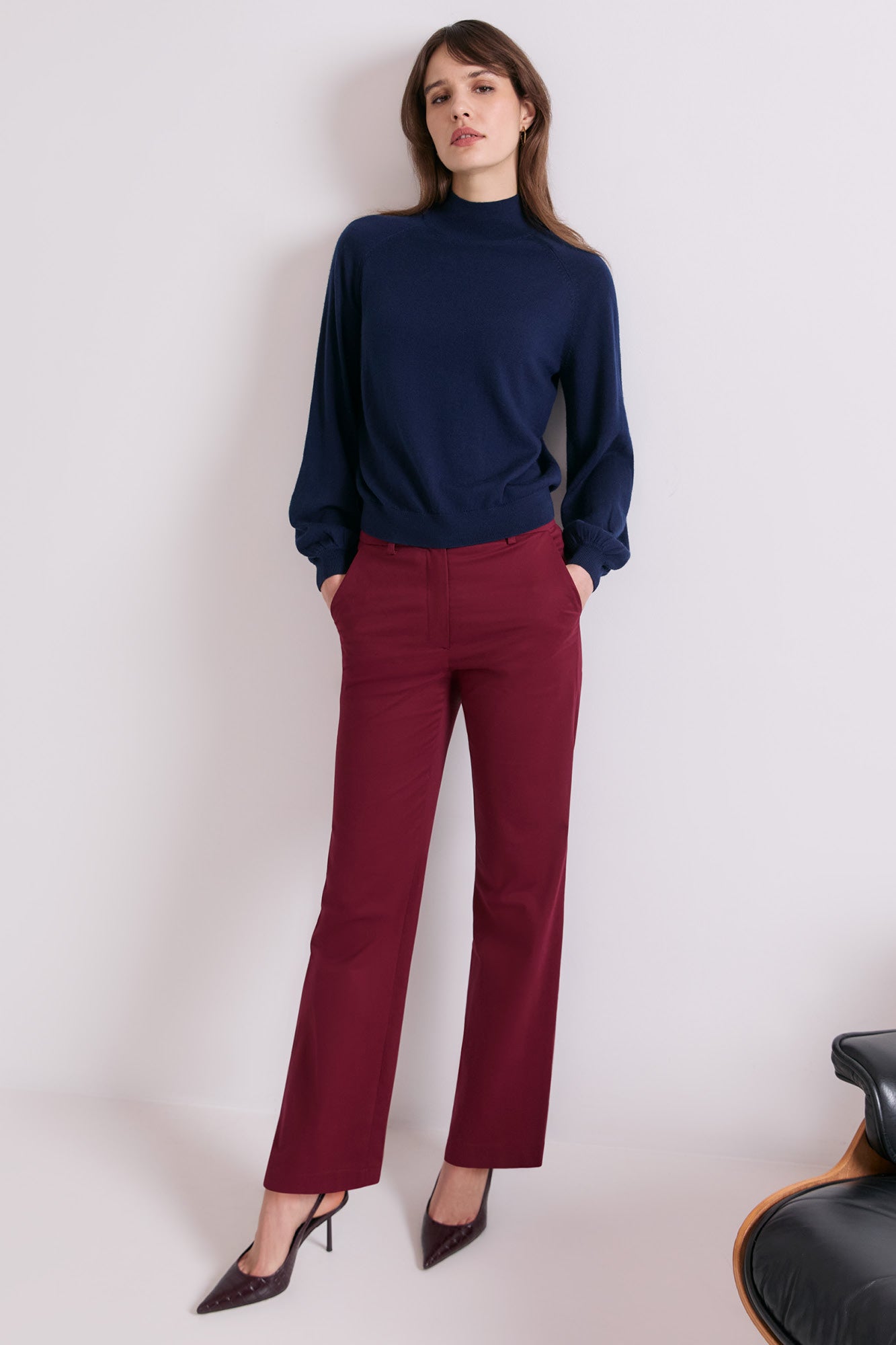 Knightsbridge Merlot Trousers