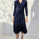 Manhattan Navy Jersey Dress