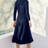 Manhattan Navy Jersey Dress