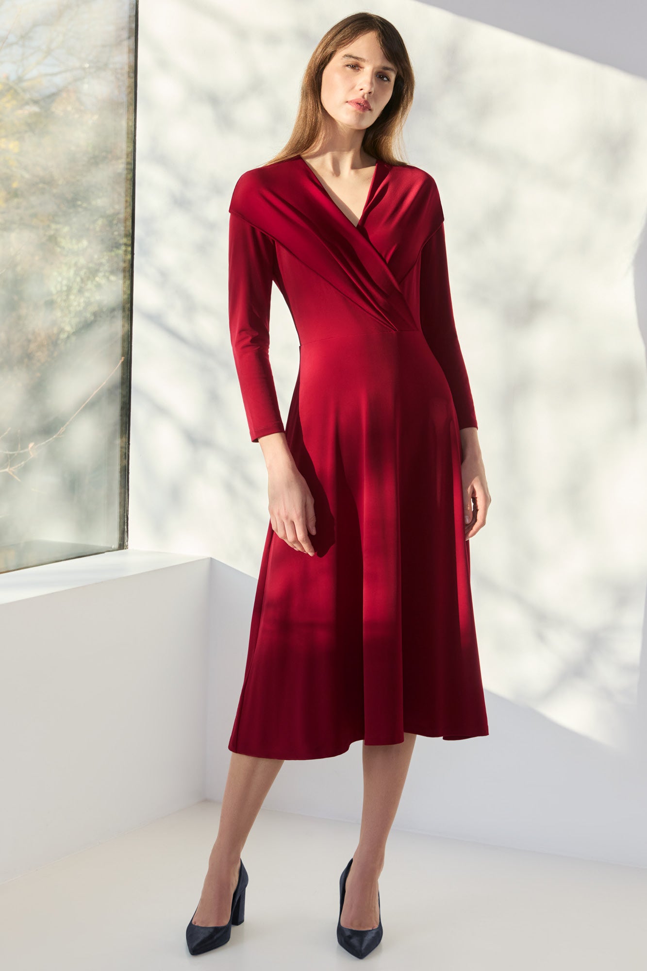 Manhattan Red Jersey Dress