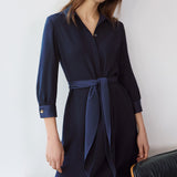 Oxberry Navy Dress