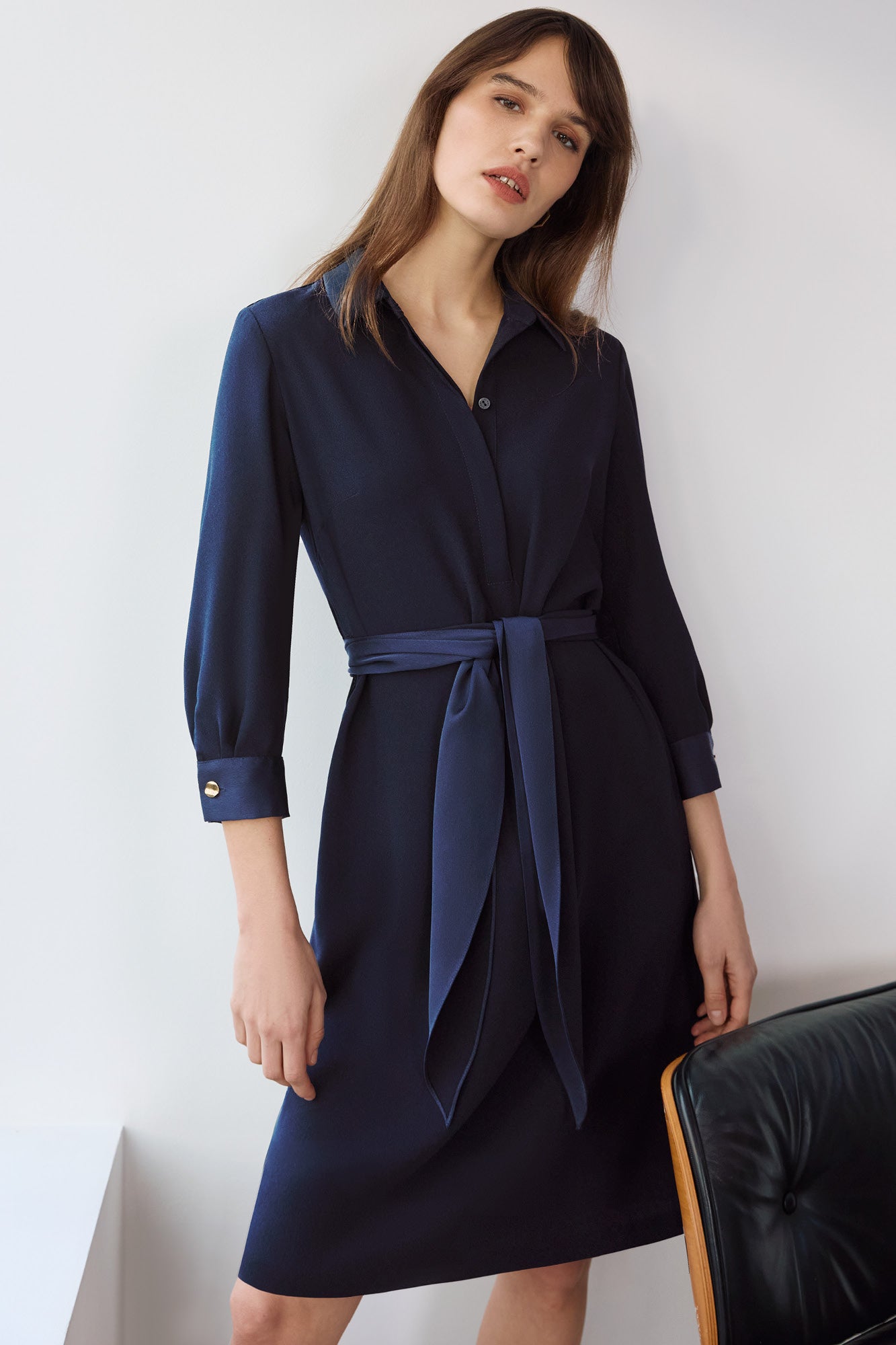 Oxberry Navy Dress