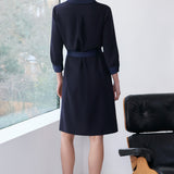 Oxberry Navy Dress