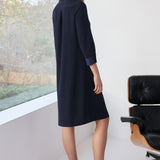 Oxberry Navy Dress