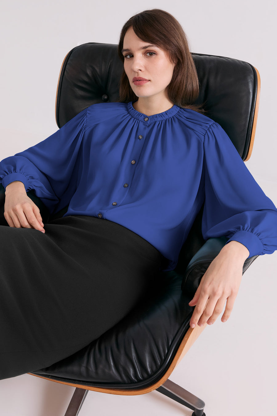 Salzburg Cobalt Blouse