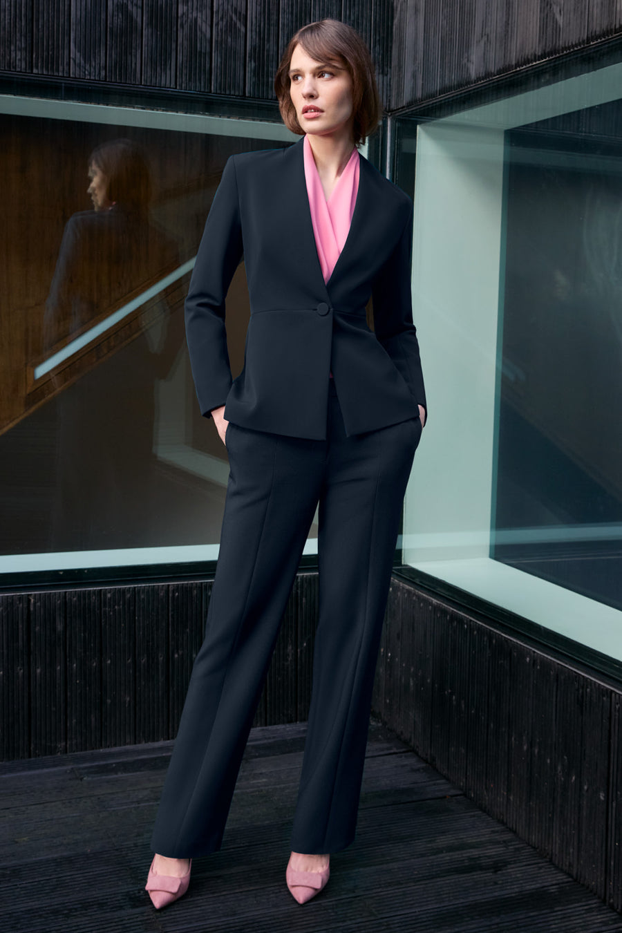 Newton Navy Performance Tailoring Trousers