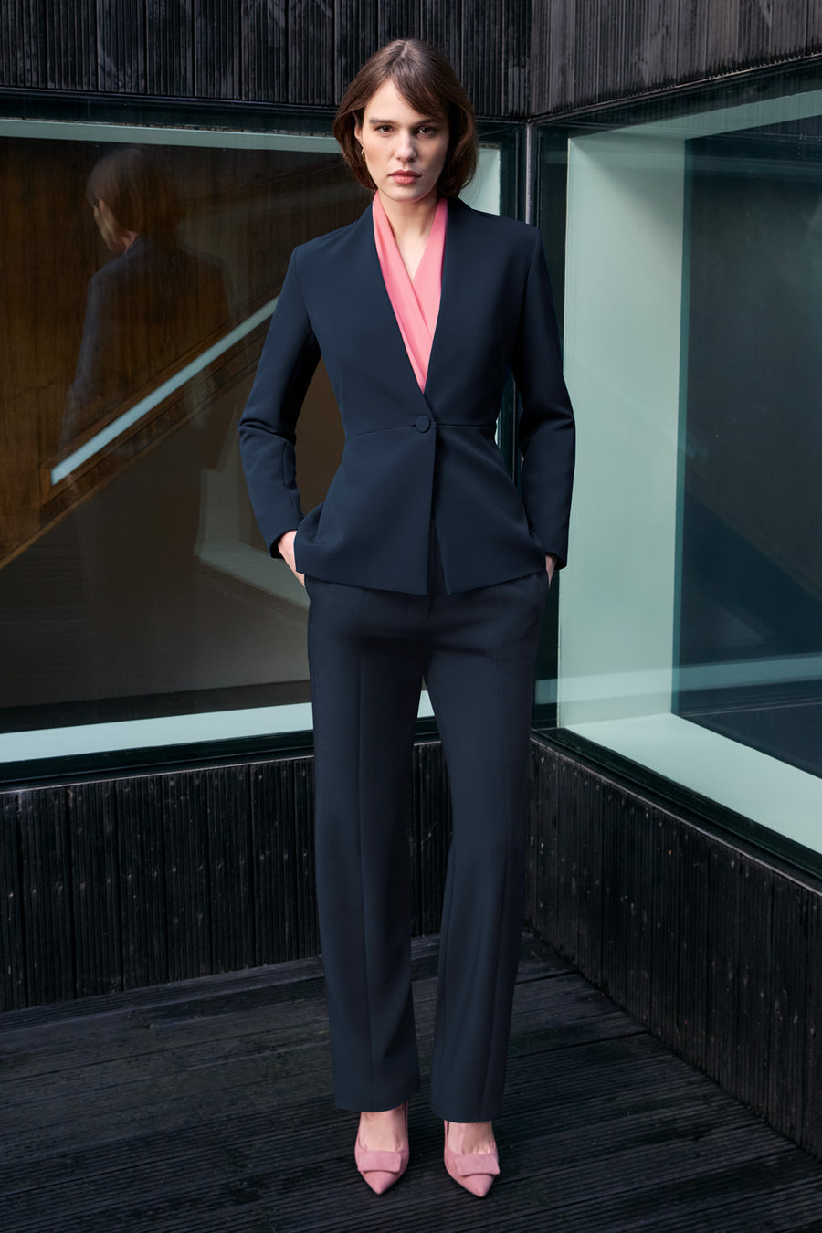 Newton Navy Performance Tailoring Trousers