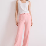 Alton Pink Linen Blend Trousers