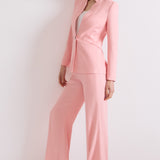 Alton Pink Linen Blend Trousers
