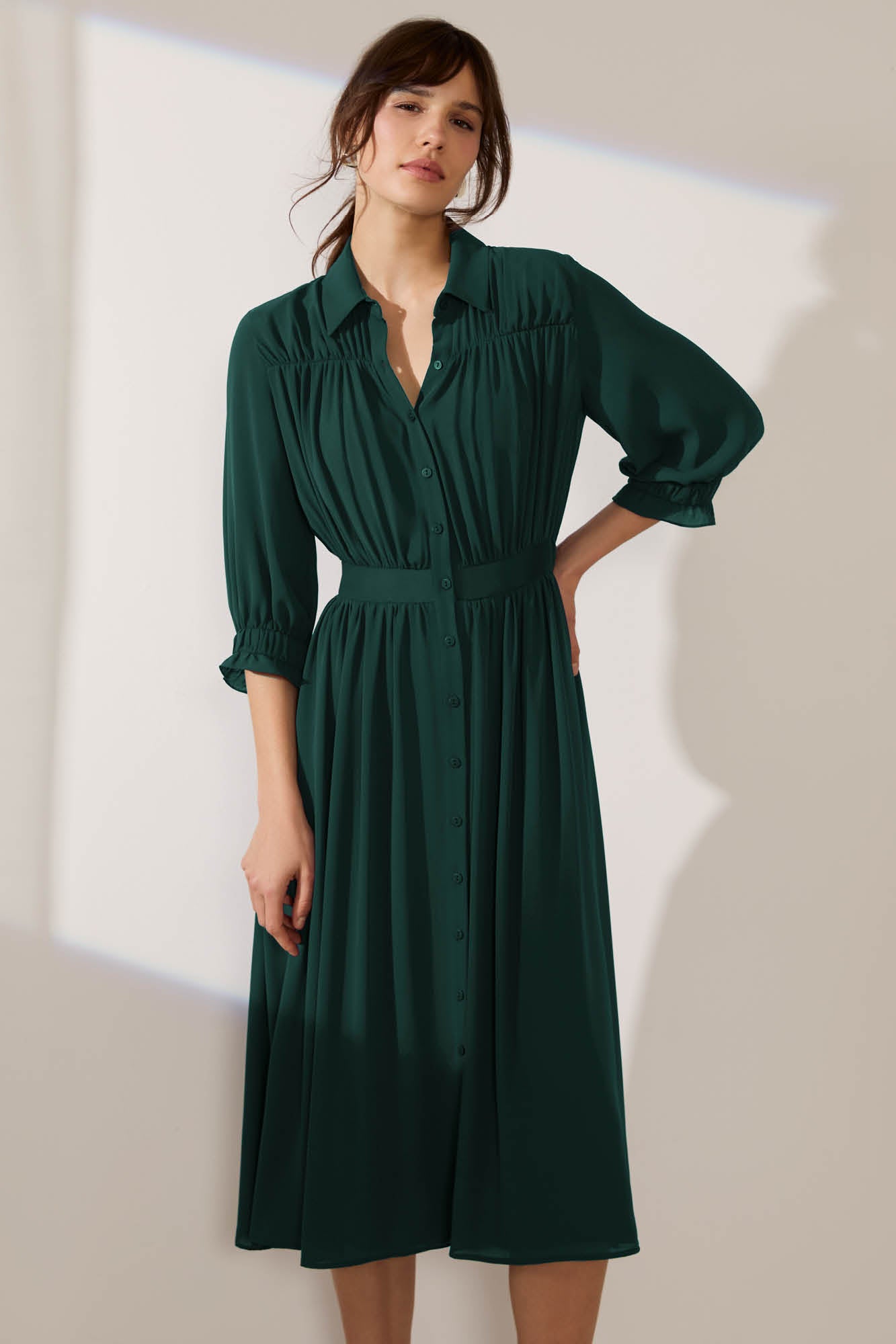 Casablanca Green Dress