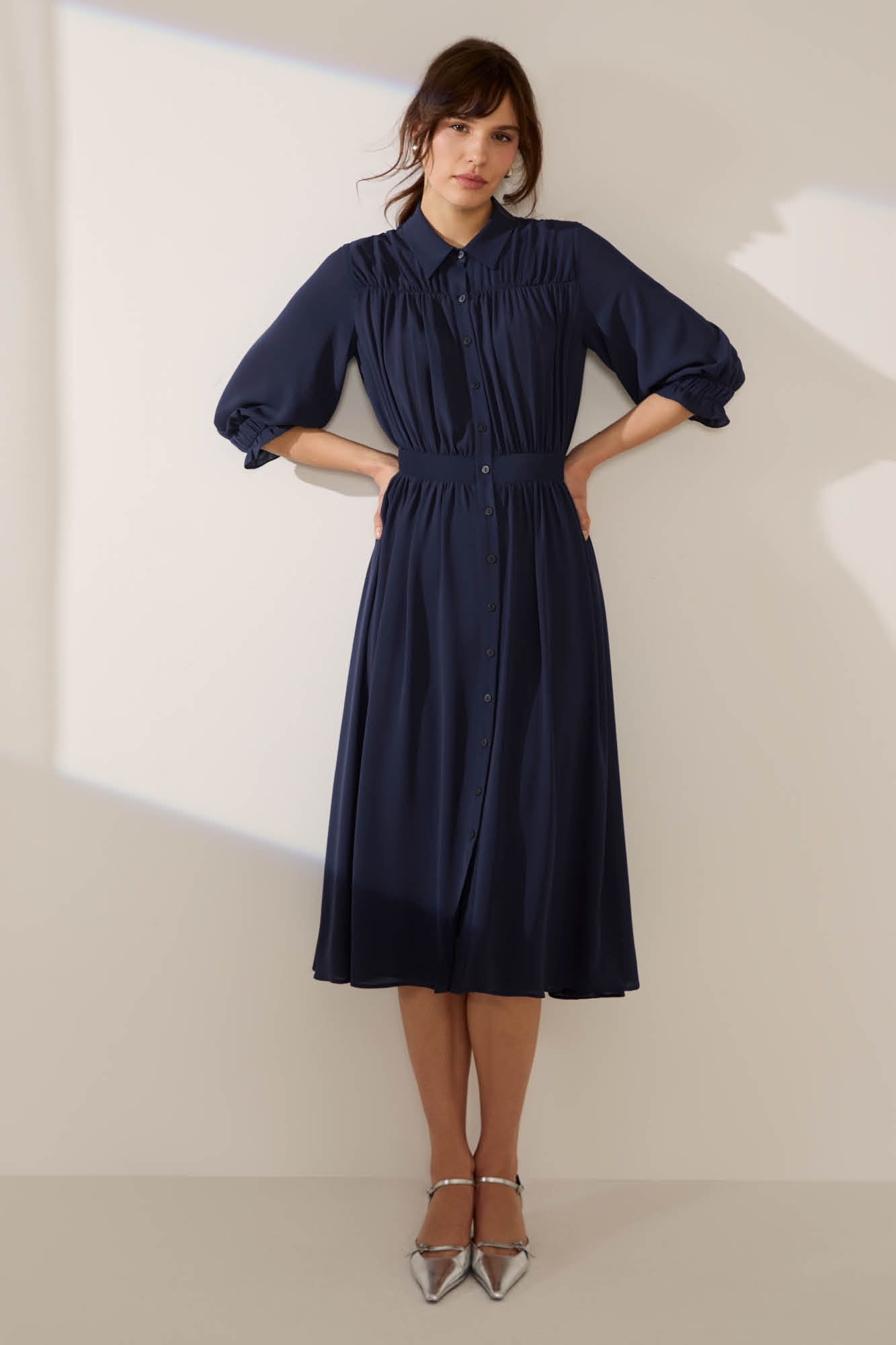 Casablanca Navy Dress