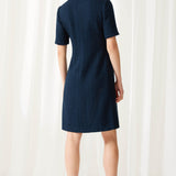 Charlwood Navy Jacquard Dress