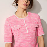 Charlwood Pink Jacquard Dress