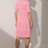Charlwood Pink Jacquard Dress