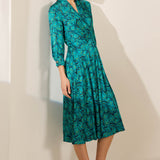 Chatham Turquoise Print Dress