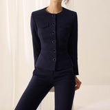 Connaught Navy Pique Jacket
